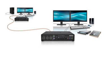 dual video, kvm extender, usb 2.0,  Matrox Graphics