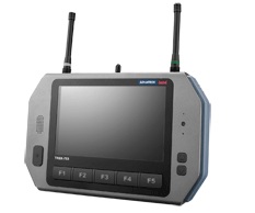 Mobile Data Terminal with Feature-Packed and Rugged Operation in a Friendly Design